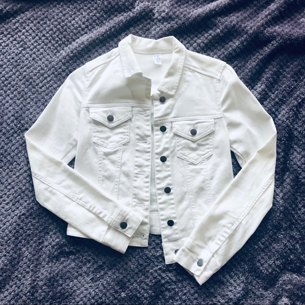Nordstrom BP White Denim Jacket